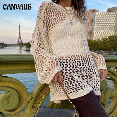 Harajuku ажурные вязаные пуловеры с круглым вырезом, осенний винтажный топ в стиле фея в стиле гранж, модный свитер в стиле ретро
