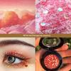 High-Gloss Single-Color Fine Glitter Eyeshadow Palette for Daily Light Makeup, Color-Rich and Sparkling Gel, Specifically for Performance Stage Makeup