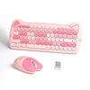 Mofii Cat 2.4g Wireless Keyboard And Mouse Set Cute Lipstick Punk Keyboards And Mice Combos For Laptop Pc Home Office