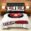 Midtjylland Fodboldklub Bedding Quilt Set Quilt Cover Pillowcase Home Decoration Birthday Gift (1 * duvet cover + 2 * pillowcase, without core)