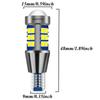 2 шт. T15 LED W16W WY16W Супер яркие автомобильные лампы указателей поворота, стоп-сигналы, Canbus, без ошибок, задние фонари заднего хода, белые, красные, желтые лампы 7