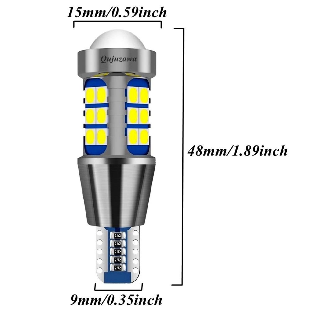 2 шт. T15 LED W16W WY16W Супер яркие автомобильные лампы указателей поворота, стоп-сигналы, Canbus, без ошибок, задние фонари заднего хода, белые, красные, желтые лампы 7