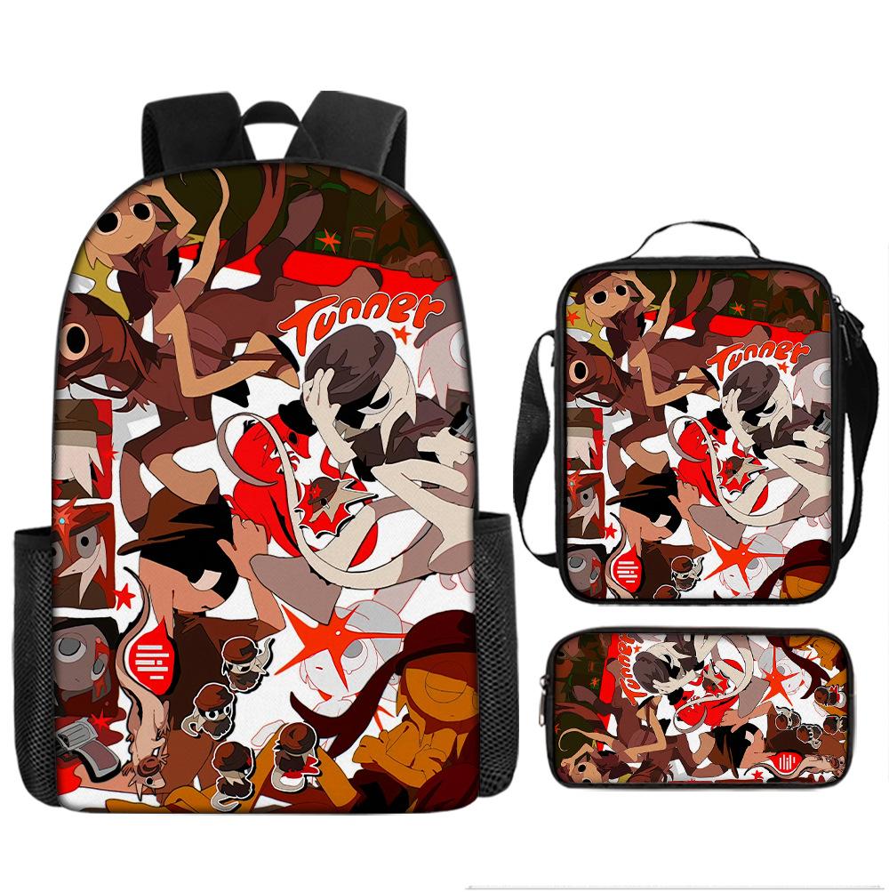 Рюкзак Sprunki Rhythm Box для начальной школы, третий и четвертый классы, легкий студенческий школьный рюкзак