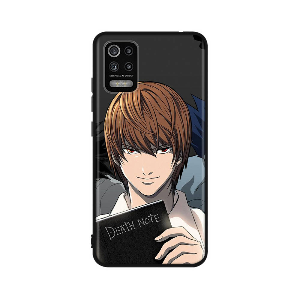 Чехол DT21 Death Note для OPPO Reno 8 6 5 4 Pro Find X3 A17 A31 A38 A40 A53 A54 A55 A74 A76 A78 A77 A80 A94 A95 A96 Lite черный мягкий чехол