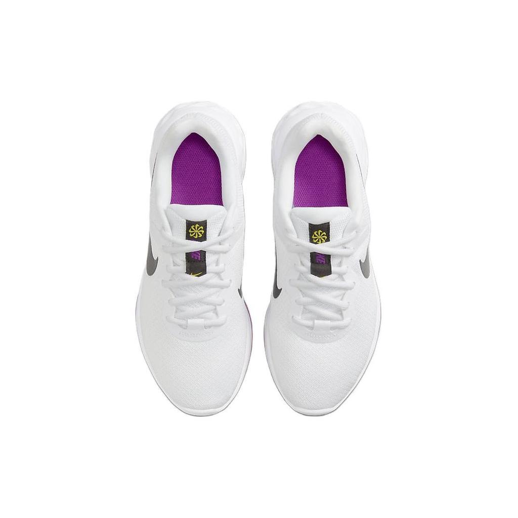 Nike Revolution 6 Next Nature White Vivid Purple Женские кроссовки Vivid-Sulfur Black DC3729-106