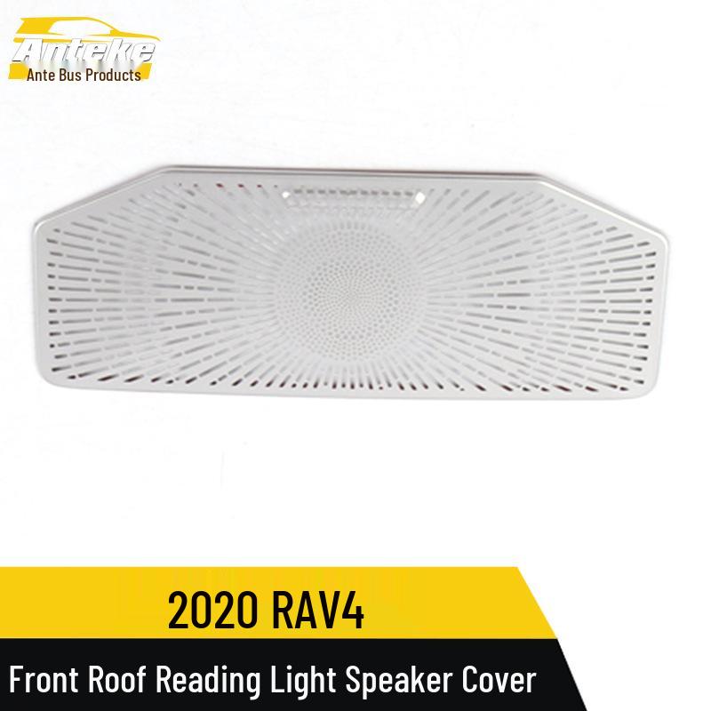 RAV4 Front Roof Reading Light Cover & Door Speaker Panel Decorative Sticker for 20 Models