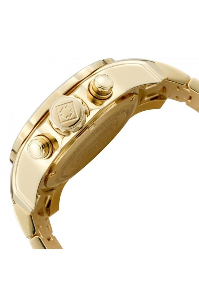 Pro Diver Quartz 48 мм корпус золотой ремешок из нержавеющей стали синий циферблат 0073 подлинный импортный продукт [Invicta] мужские [Товар]