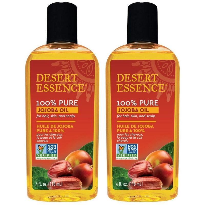 Desert Essence Pure Jojoba Oil, 118ml, 2 pcs