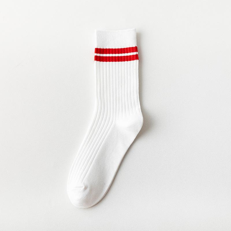 Носки женские двухполосные студенческие носки женские носки спортивные носки хлопковые носки женские японские мужские чулки