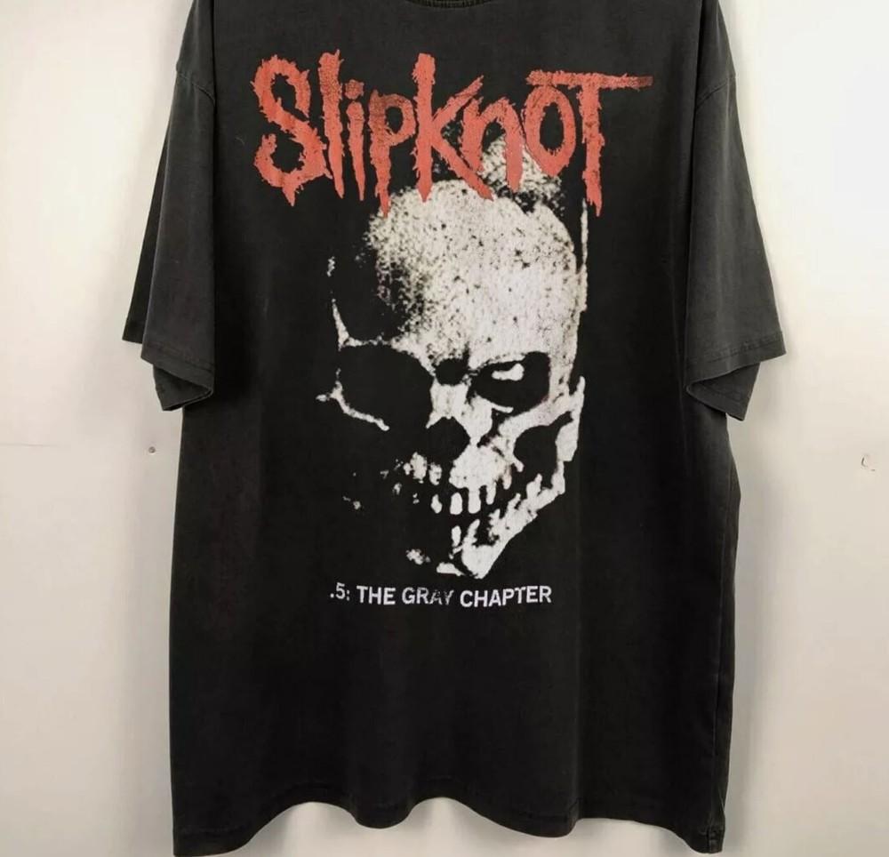 2014 Slipknot Band - 5 The Gray Chapter Album Black Unisex Tshirt Reprint S-5XL