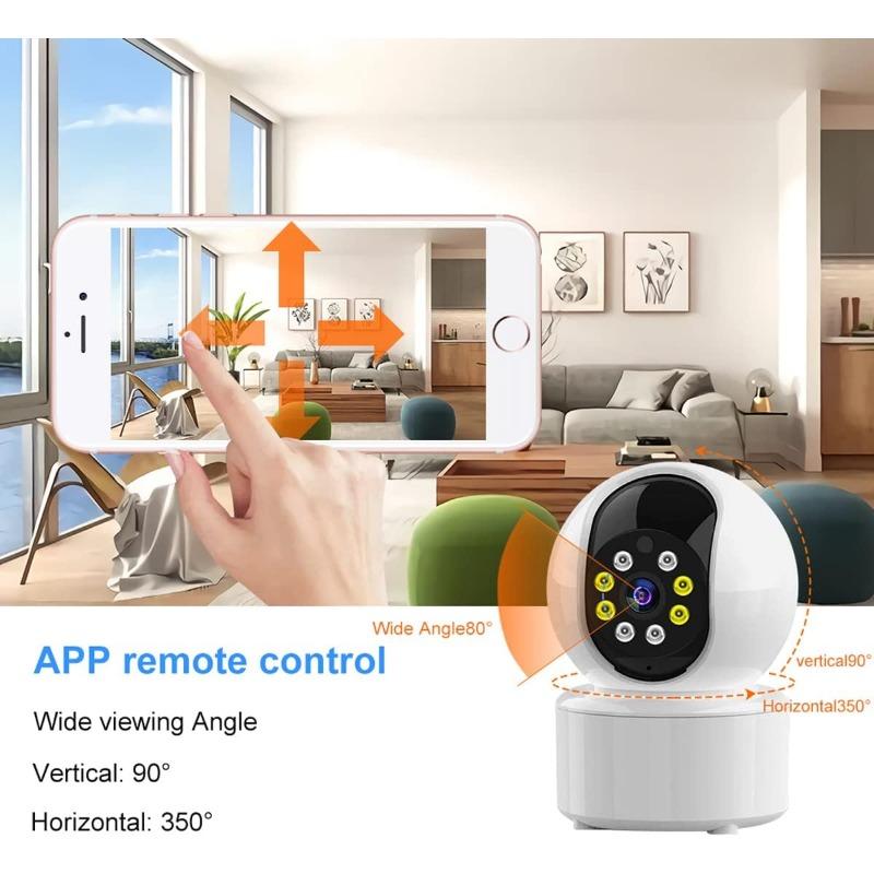 Home security camera Indoor WiFi camera 1080p HD Smart Dome monitoring system Human motion detection night vision pet baby monitor