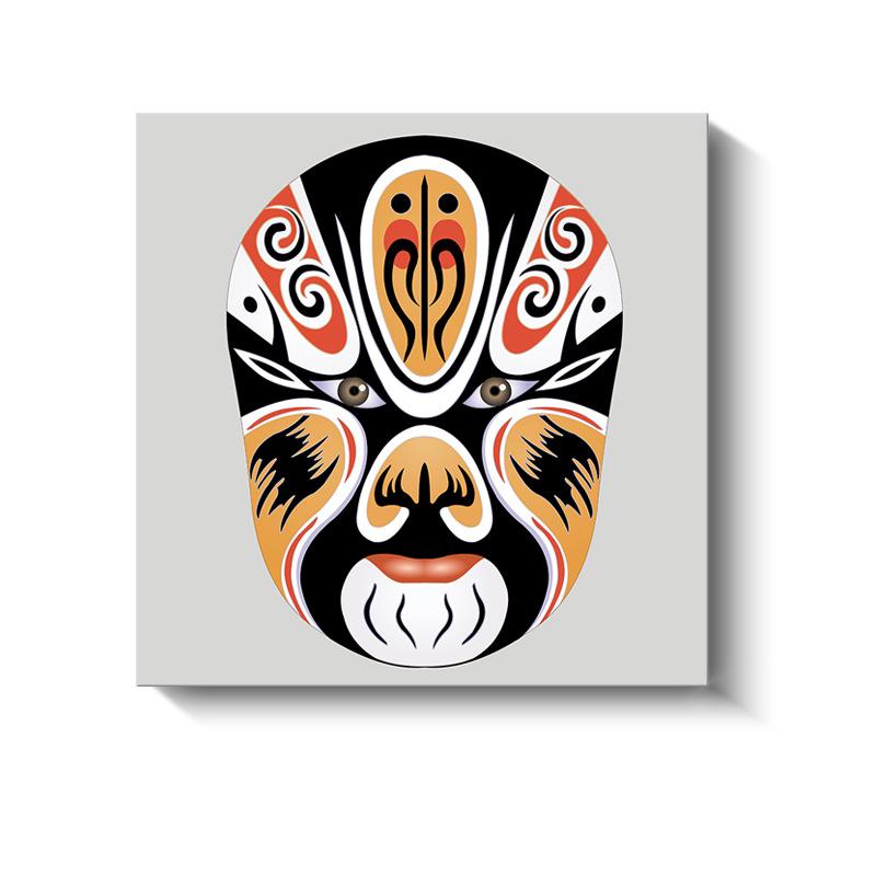 Новые китайские декоративные картины Сычуаньская опера Пекинская опера Маски Холст Плакаты и принты для украшения гостиной