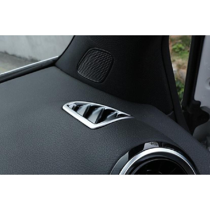 -22 For Benz GLA W156 Cover Trim Matte Silver Car Dashboard Side Outlet Vent