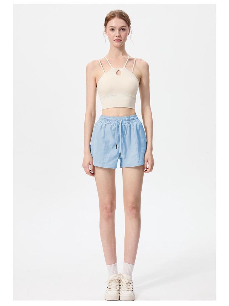 Women's Quick-Dry Breathable Sports Shorts for Spring/Summer - Ideal for Running, Fitness, and Yoga.