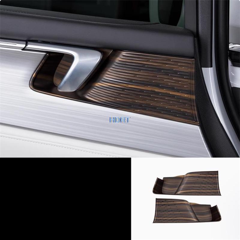 Car Peach Wood Interior Sticker Gear Shift Window Control Panel Air Vent Outlet Cover For Buick GL8 Avenir Luxury PHEV 2024 +