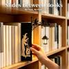 Retro reading decoration bookshelf lighting lamp witch Lantern  hollow  Black