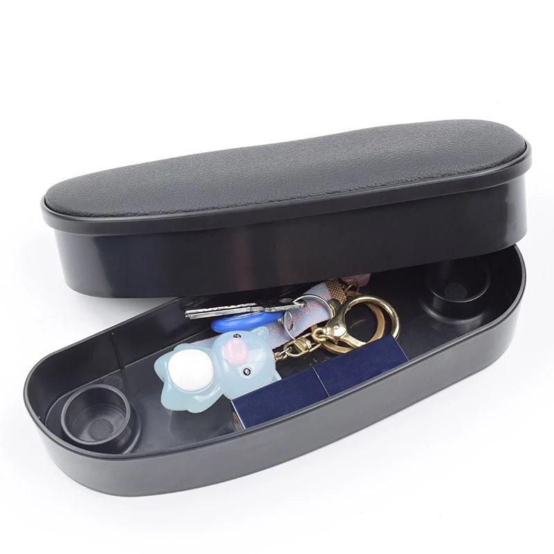 Функциональный подлокотник для хранения, автомобильная дверь, искусственная кожа, подлокотник, подушка для локтя, увеличивающая подставка для рук, авто...