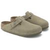 Birkenstock Кроссовки Boston из замши, выцветший хаки, унисекс, бежевые 1025788