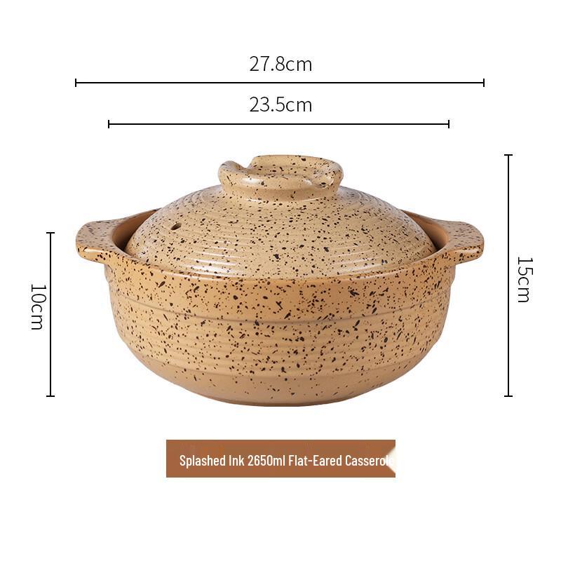 ZISIZ Ceramic Stew Pot