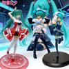 20 см Сексуальная Девушка Хацунэ Мику Аниме Фигурка Модная Субкультура Мику Фигурка Действия Рождественский Подарок ПВХ Коллекционная Модель Кукла Игрушки
