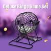 Deluxe Bingo Game Set with Metal Round Cage, 75 Numbered Balls, 150 Bingo Markers, Metal Bingo