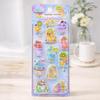 Being Oshiripunipuni Seal Cute Puffy 3D Marshmallow Squishy Sticker Water Seal 4 Sheets Cupcake Pattern