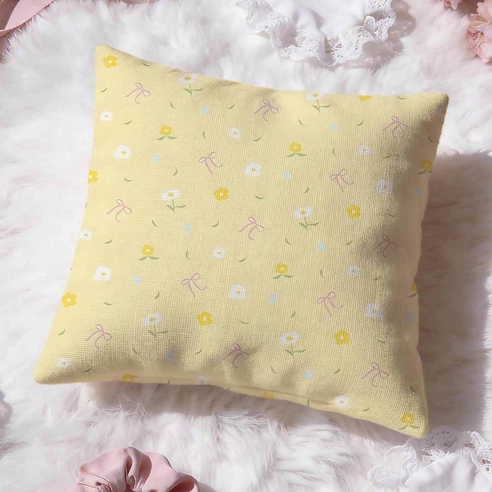 Floral pattern Cushion Cover Premium Comfort Reversible Pillow Cove Two in One Design for Any Room Car Interior