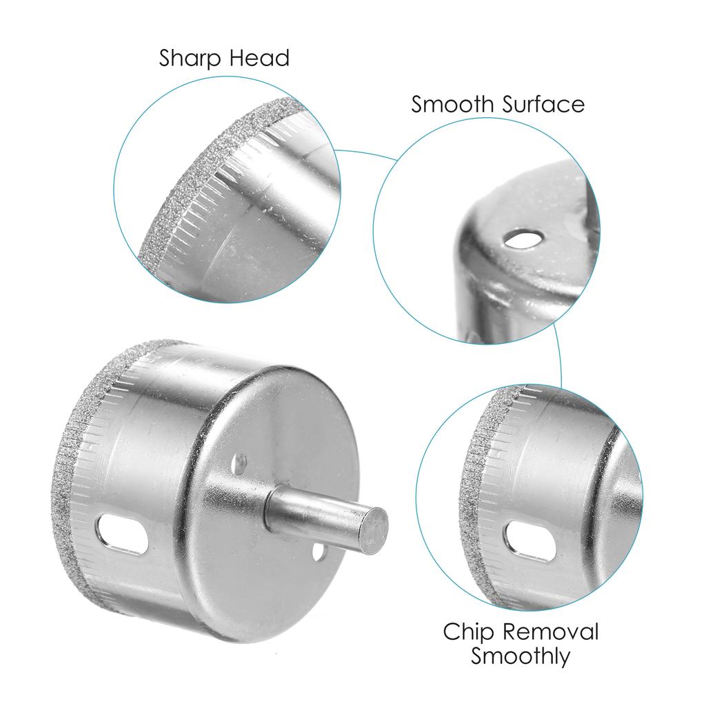 18 шт. алмазных сверл для керамики, набор сверл для алмазной кольцевой пилы 0,2 дюйма ~ 2 дюйма