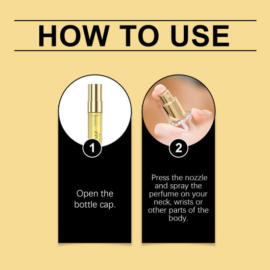 Vanilla Cream Pheromone Perfume Spray 10ml Long Lasting Fragrance Oil Mist for Men And Women Elegant Scent for Office Date