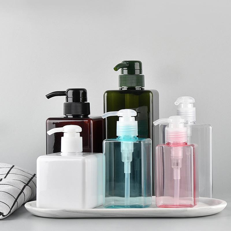 100-650Ml Square Bottle Liquid Soap Whipped Mousse Points Bottling Shampoo Lotion Shower Gel Pump Bottlesnding Soap Dispenser