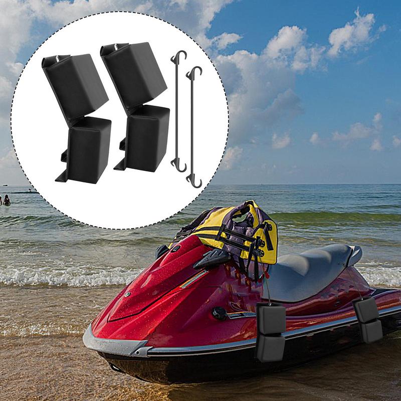 Boat Bumpers Pontoon Boat Dock Bumpers Shock-Proof Flat Motorboat Docking Fenders for Pontoon Marine Wakeboarding Yachting