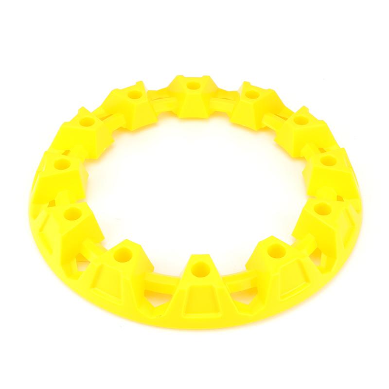 4 Pack 10 Inch Wheels ATV Wheel Trim Rim Caps Hub Protectors Universal Vehicle All Terrain Wheel Plastic Cover Accessories