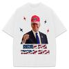 Байден За Дональда Трампа 2024 Кепка Maga Смешная Пародия Индивидуальная Графическая Футболка