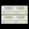 Органические веганские гигиенические салфетки Secret Day Fresh, 4 шт. в упаковке. Выберите 1 из 5 (Длинный лайнер/Маленький/Средний/Большой/Сверхдлинный ночной)