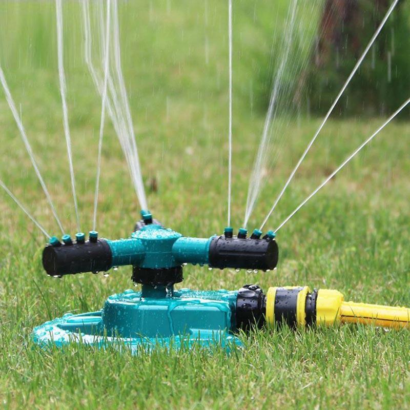 360 Degree Automatic Rotating Garden Lawn Water Sprinklers System Quick Coupling Lawn Rotating Nozzle Garden Irrigation Supplies