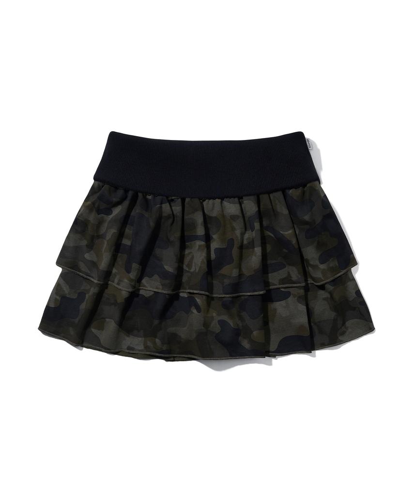 Yuhee Cancan Jersey Skirt_Khaki