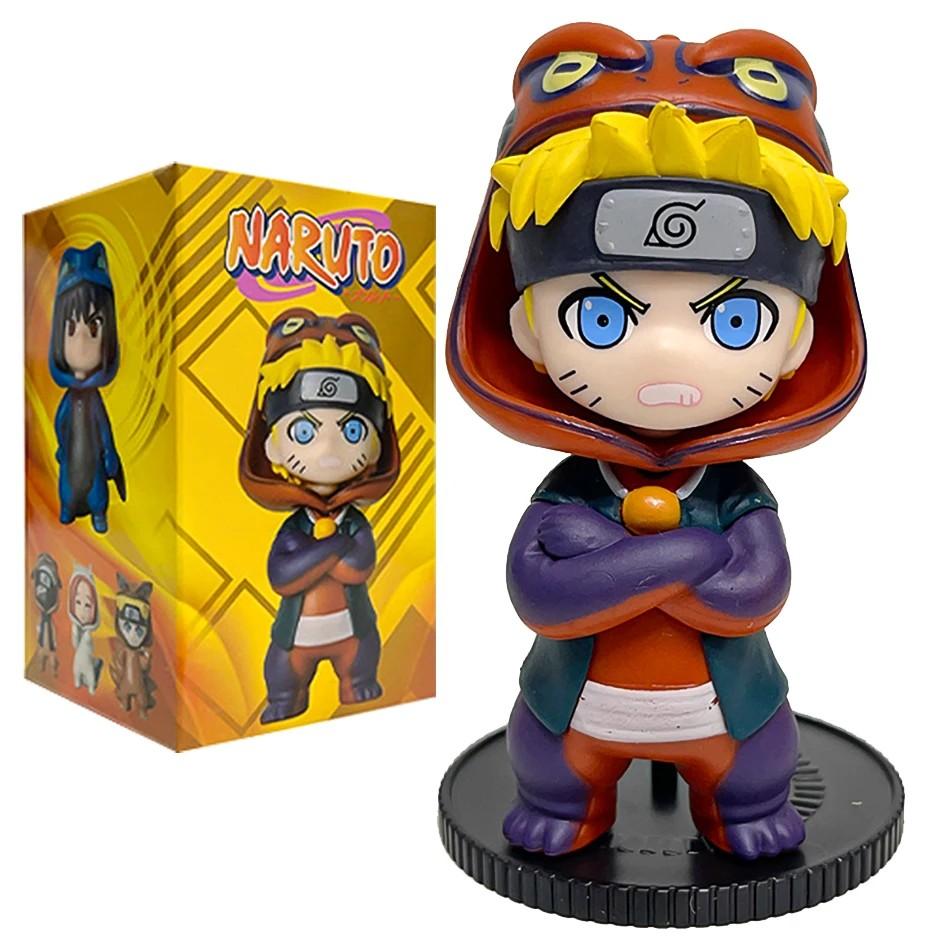 Hot Naruto Anime 9PSC set Trendy PVC Toy Itachi Sasuke Kakashi Gaara Series Desktop Ornament kid Toy Christmas Gift