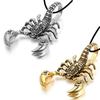 Animal Scorpion King Pendant Necklace Men's Necklace New Fashion Metal Sliding Pendant Accessories Party Jewelry