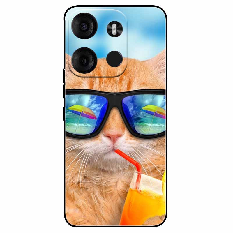 Чехол для Tecno Spark Go 2023 ТПУ Модный Милый Силиконовый Задний Чехол Для Tecno Pop 7 Pro BF7 Funda Ударопрочный Pop7pro 7Pro Capa