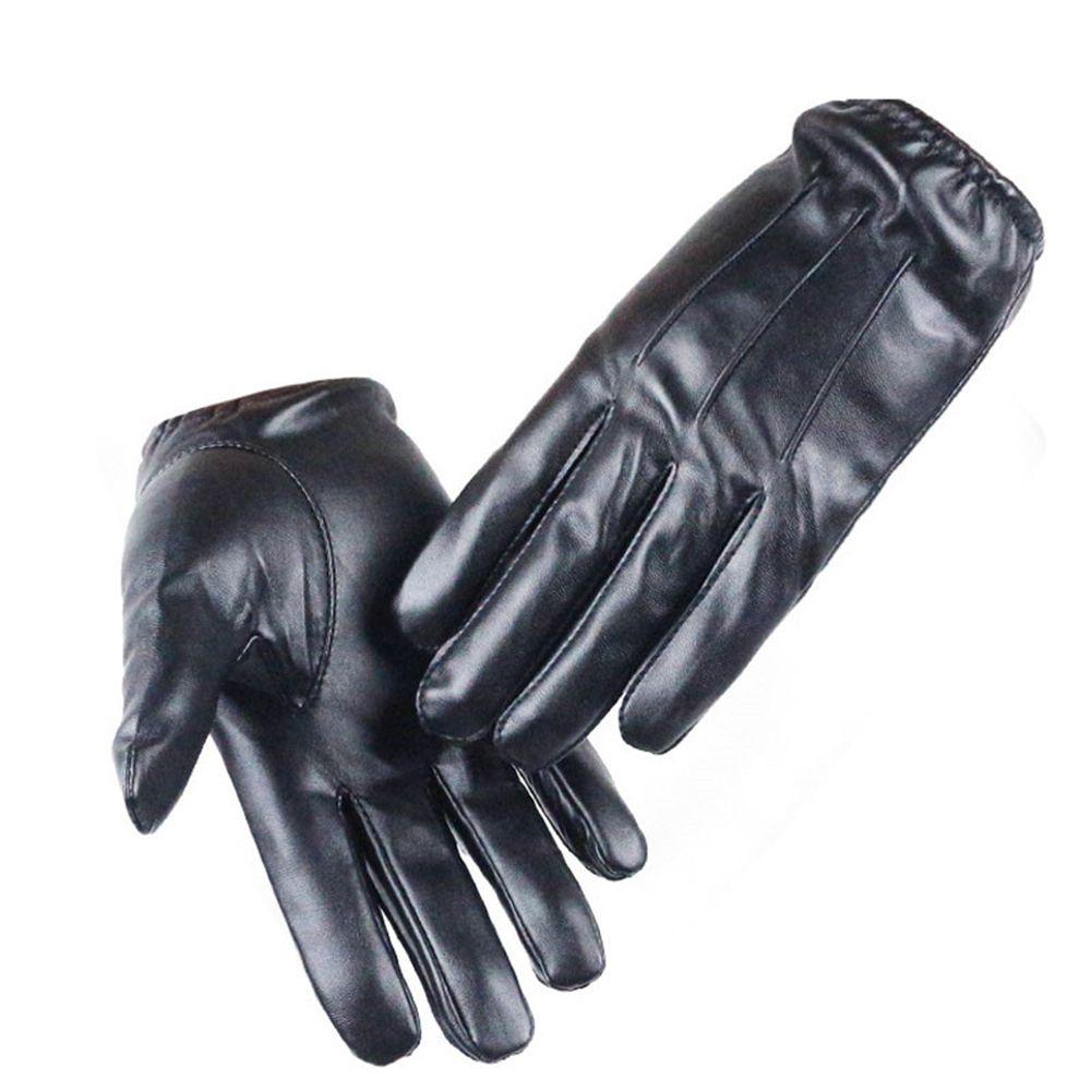 Waterproof Winter Full Finger Gloves Gloves Fashion Accessories Men Leather Mittens