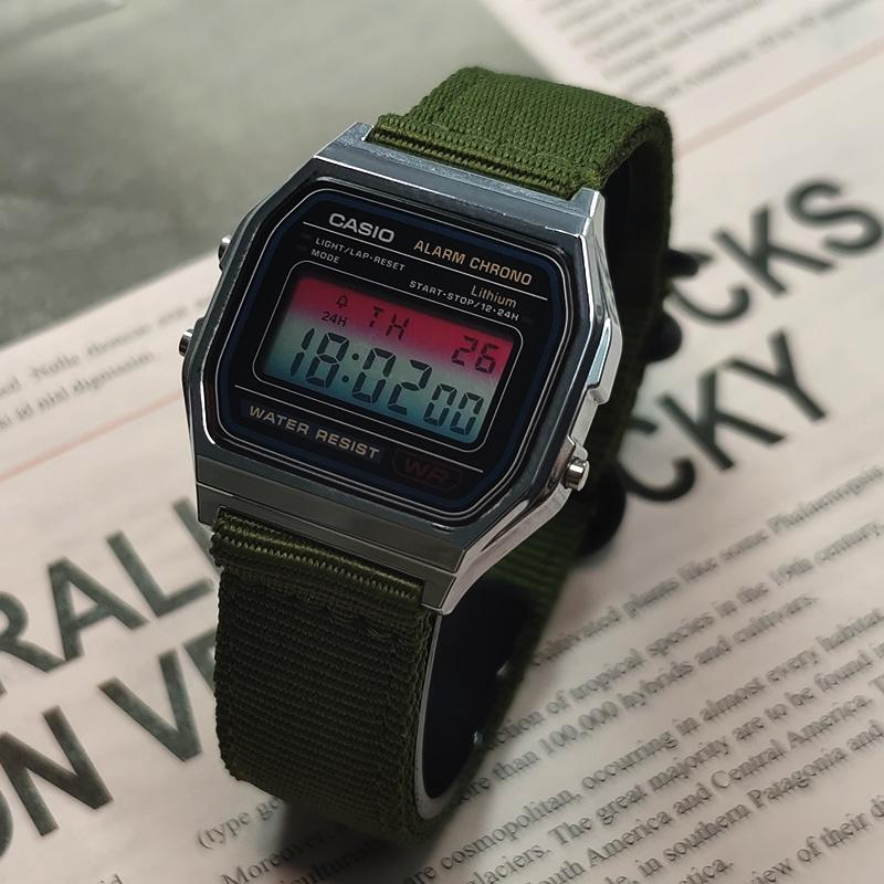 Casio Унисекс ЧАСЫ ДЛЯ ПОДРОСТКОВ Черные A158WA-1(Watch3--)
