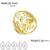 Cazador Butterfly Flower Women's Ring Stainless Steel Gold Color Aesthetic Finger Rings Jewelry Birthday Mother's Day Gift 2026