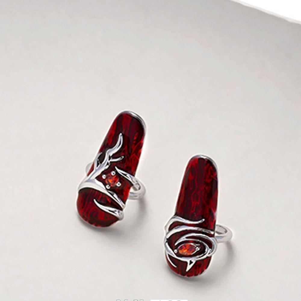 Корейский стиль ювелирных изделий Finger Cot цинковый сплав цинковый сплав кольцо фея кольцо для ногтей женские ювелирные изделия аксессуары кольцо для дизайна ногтей