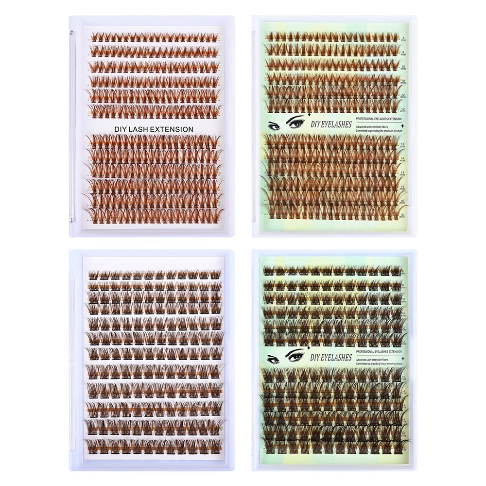 Soft Fluffy Segmented Eyelashes Single Cluster DIY Grafting Eyelashes Women's Beauty
