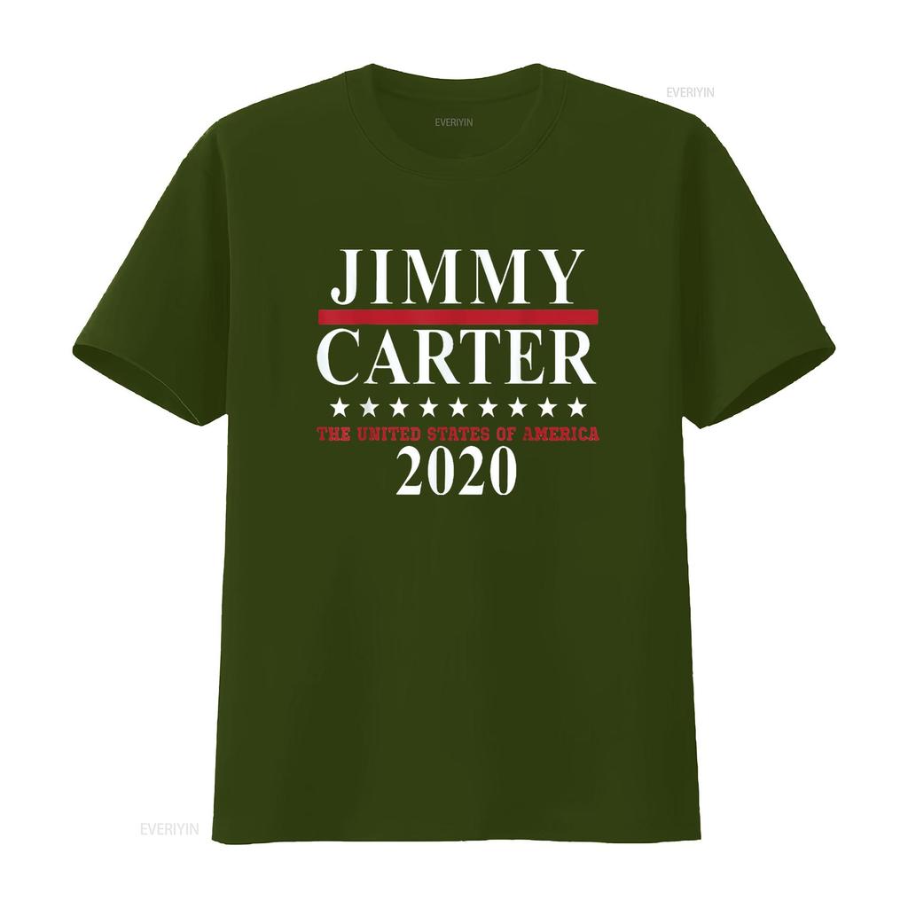 Mens Jimmy Carter for President of the United States 2020 T Shirt Black 2X Large vintage Washed Slightly Breathable Versatile
