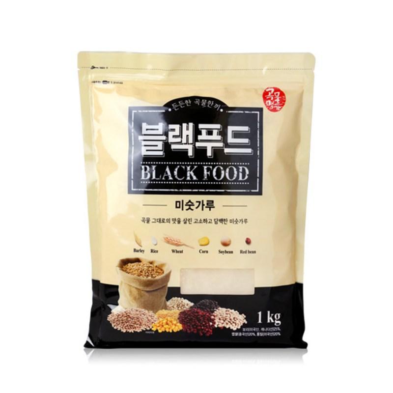 Grain Myeongga Black Food Misutgaru, 1kg, 3 pieces