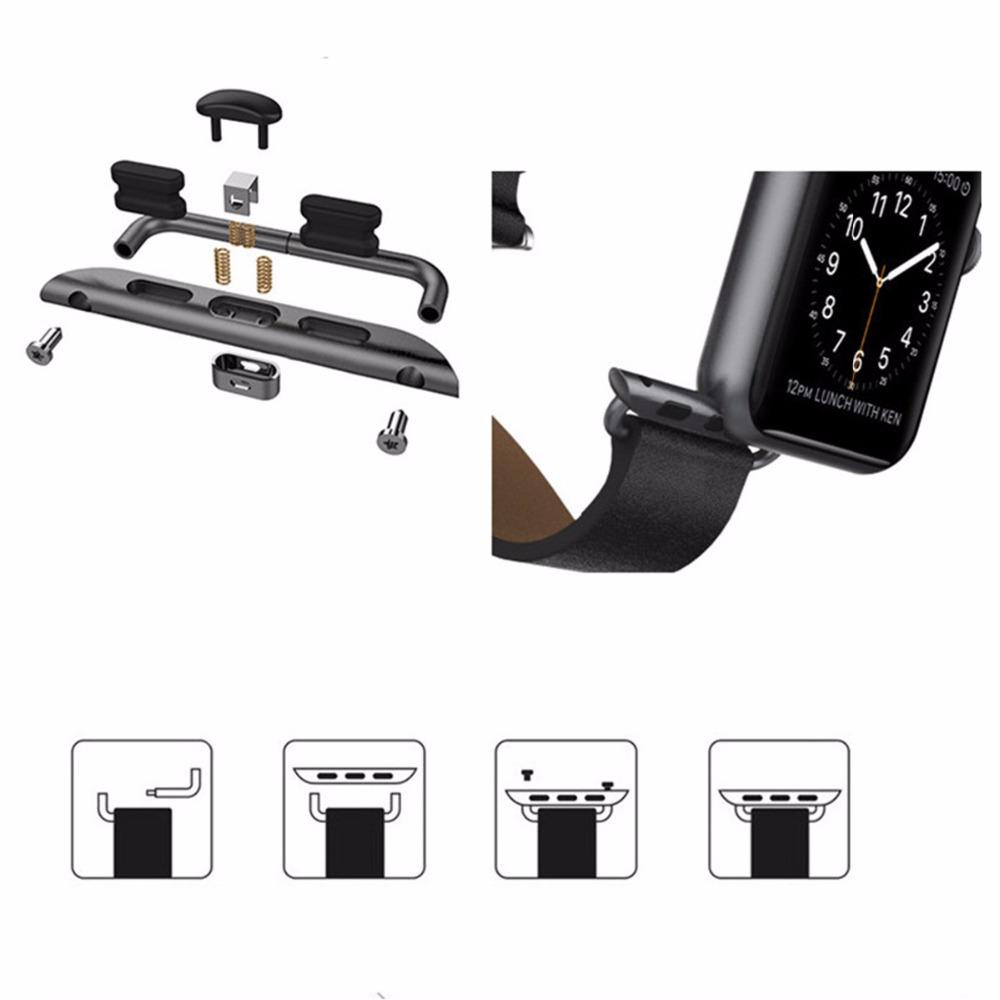 Переходник-коннектор для ремешка Apple Watch Series 7 6 SE 5 4 3 44мм 40мм для Iwatch 41мм 45мм 42мм 38мм Аксессуары Инструмент Оптом