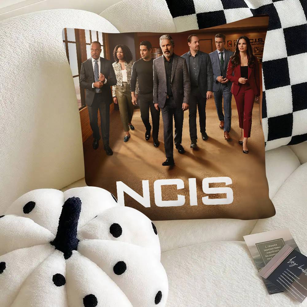 NCIS Pillow Case Fashion Square Pillowcase Bedroom Sofa Room Ins Decoration Leisure