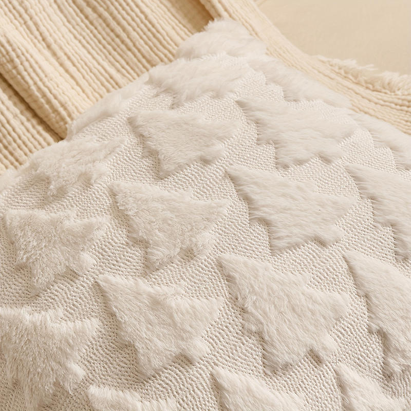 Рождественская наволочка для подушки Рождественский плюшевый праздничный домашний декор Подушка для дивана Наволочка