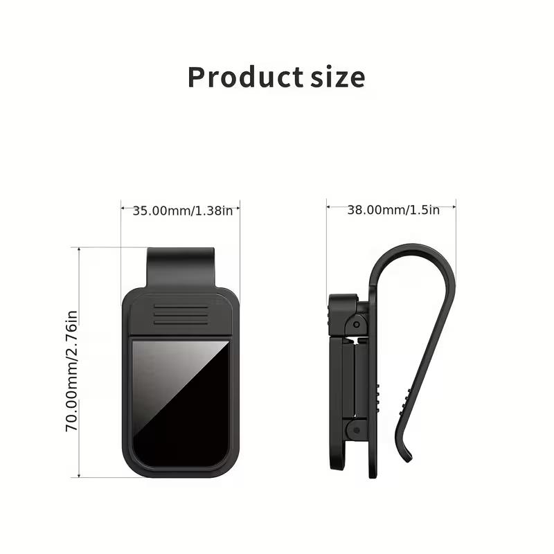 Car Visor Sunglasses Clip, 2-in-1 Eyeglass and Card Holder, Auto Ticket Parking Pass Organizer, Universal Interior Accessory
